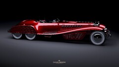 Supercars digital art marvel comics vintage Car render cgi