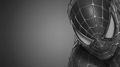 superhero Simple Background Spider-Man monochrome