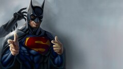 superman Batman artwork humor