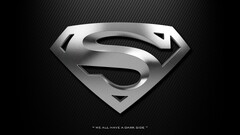 superman black background Minimalism