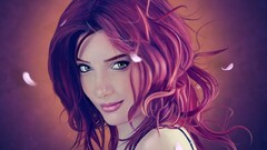 susan coffey artwork Women redhead face