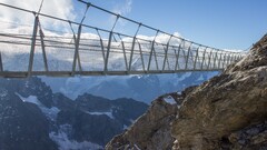 switzerland landscape photography Bridge Mountains titlis