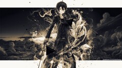 sword art online kirigaya kazuto landscape Anime video games