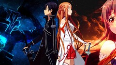 sword art online yuuki asuna Anime kirigaya kazuto anime boys