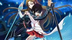 sword art online yuuki asuna kirigaya kazuto Anime video games