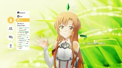 sword art online yuuki asuna video games anime girls Anime