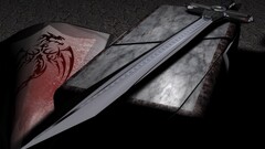 sword shield fantasy art