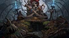 sword skull wings fantasy art