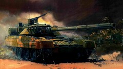 T-80 vehicle artwork military
