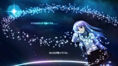 tachibana kanade angel beats anime girls Anime Stars sky