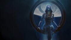 Tali'Zorah mass effect artwork video games