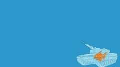 tank fish Minimalism Simple Background