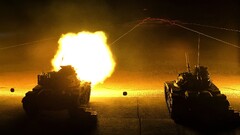 tank long exposure vehicle military