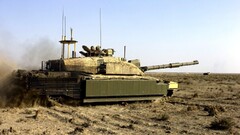 tank military vehicle desert Challenger 2 military vehicle