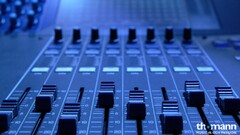 Technology Music blue numbers