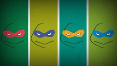 Teenage Mutant Ninja Turtles hero blo0p panels Minimalism