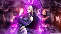 Tekken Nina Williams (Tekken) Jin Kazama video games purple