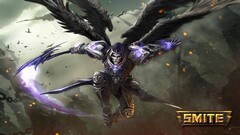 Thanatos fantasy art wings smite PC gaming video game art