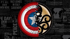 The Avengers captain america the winter soldier Typography
