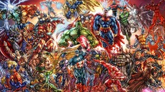 The Avengers Spider-Man Hulk wolverine thor captain america