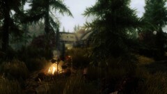 the elder scrolls v skyrim video games RPG PC gaming fireplace