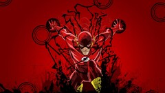 the flash flash dc comics Justice League red