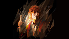 The Hobbit Bilbo Baggins artwork geometry Movies