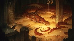 The Hobbit smaug fantasy art dragon