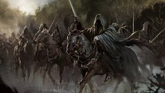 the lord of the rings Nazgûl concept art horse fantasy art
