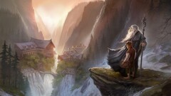 the lord of the rings painting fantasy art digital art Gandalf