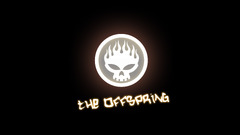 the offspring Music skull Simple Background