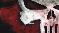 The Punisher skull artwork