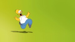 The Simpsons Homer Simpson cartoon TV series gradient