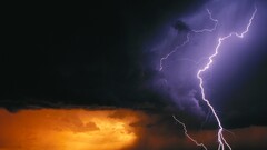 Thunderbolt nature storm
