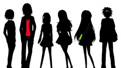 to aru kagaku no railgun silhouette selective coloring Anime