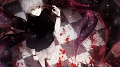Tokyo Ghoul Anime blood looking up anime boys