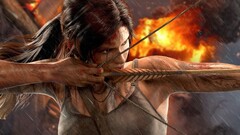 tomb raider arrows blood explosion lara croft video games