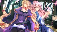 touhou anime girls Anime boobs long hair blonde