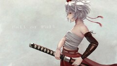 touhou Anime Katana sword anime girls