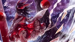 touhou hakurei reimu anime girls Anime fantasy art
