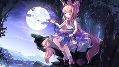 touhou ibuki suika moon anime girls Anime