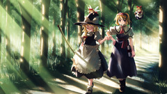 touhou kirisame marisa alice margatroid anime girls Anime