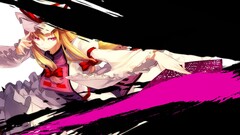 touhou yakumo yukari anime girls Anime blonde pink eyes