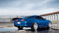 Toyota supra Toyota Car blue cars