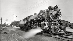 train vehicle monochrome