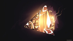 triangle digital art artwork