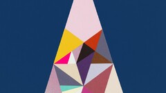 triangle Simple Background blue background abstract