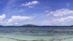 triple screen Sea nature outdoors