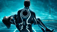 TRON: Legacy blue white Tron Movies cyan Turquoise Olivia Wilde