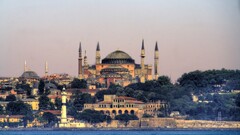 Turkey mosque Istanbul cityscape